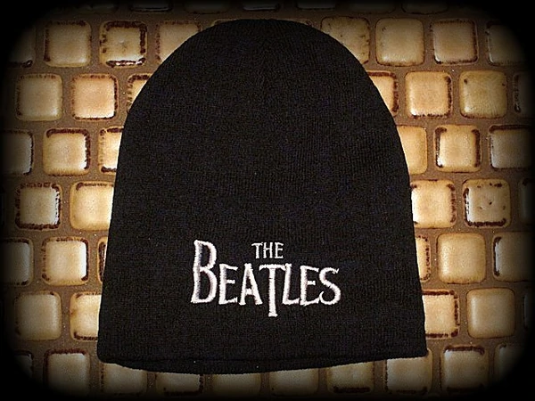 BEATLES -Embroidered - Logo - Beanie -one-size-fits-all .
